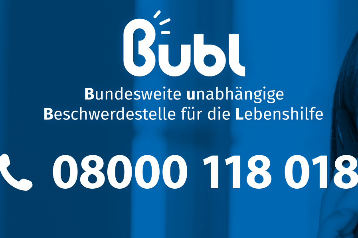 Bubl - Bundesweite unabhängige Beschwerdestelle der Lebenshilfe